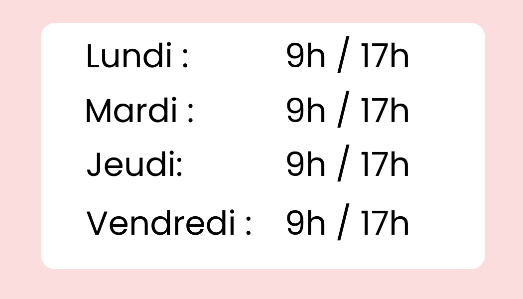 Les disponibilités de cet excellente coiffeur a domicile qui n'a peur d'enchainer les heures Coiffeur à domicile Aubenas